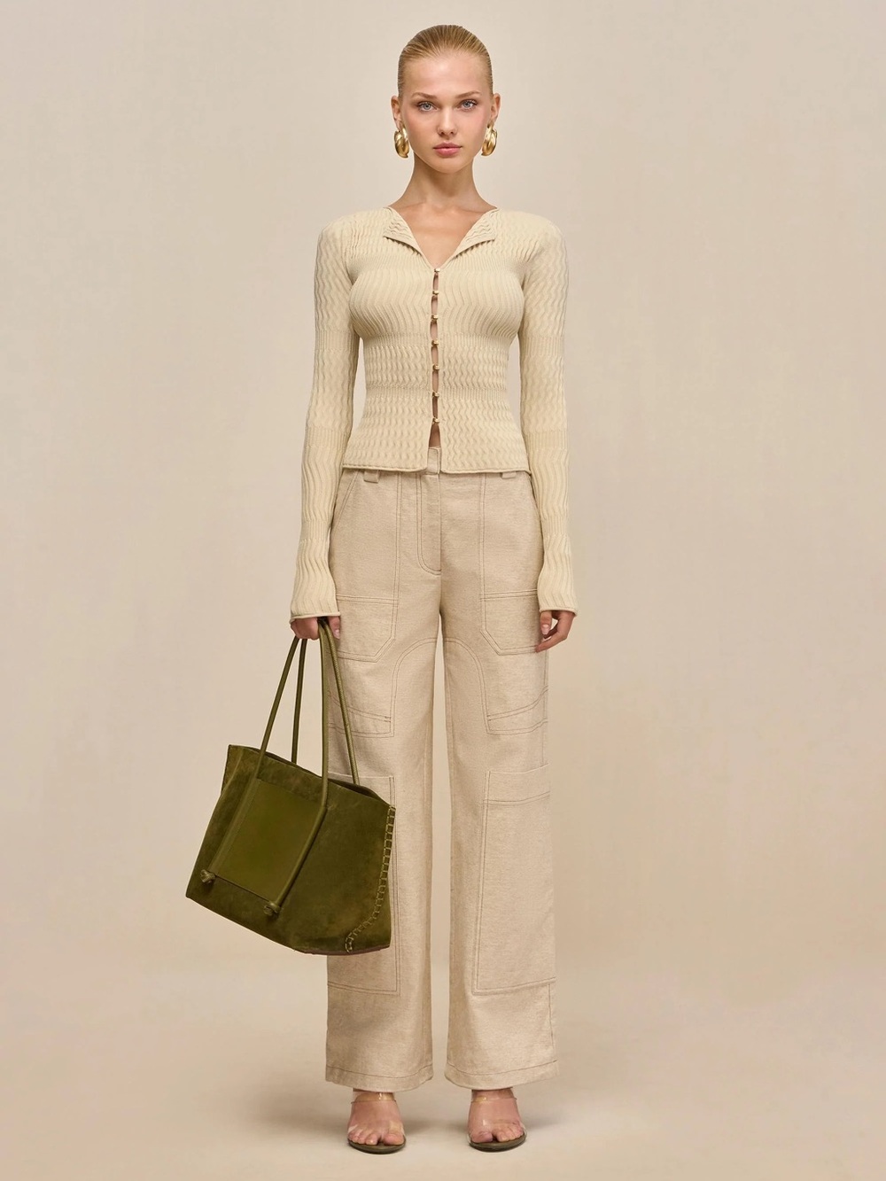 Cult Gaia Wynn Pant in Beach BNWT Size 2